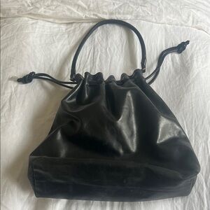 Clare V black handbag